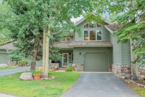 Crested Butte real estate - image of 18 Saint Andrews Circle, Unit 18, Crested Butte (MLS 806591) looking at front entrance