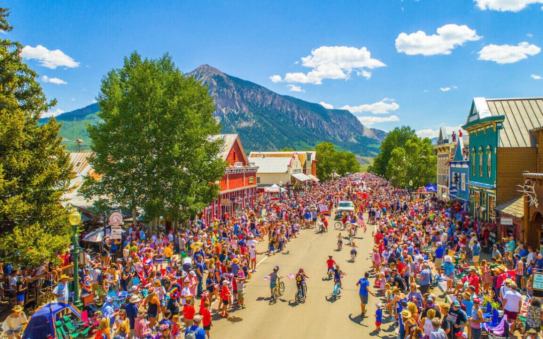 4th of July in Crested Butte, CO - Parade on Elk Avenue