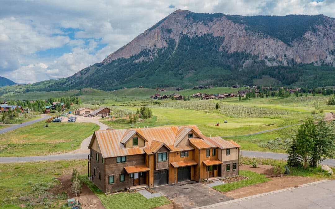 Crested Butte Real Estate - aerial image of 180 Alpine Court, Crested Butte (MLS 783726)