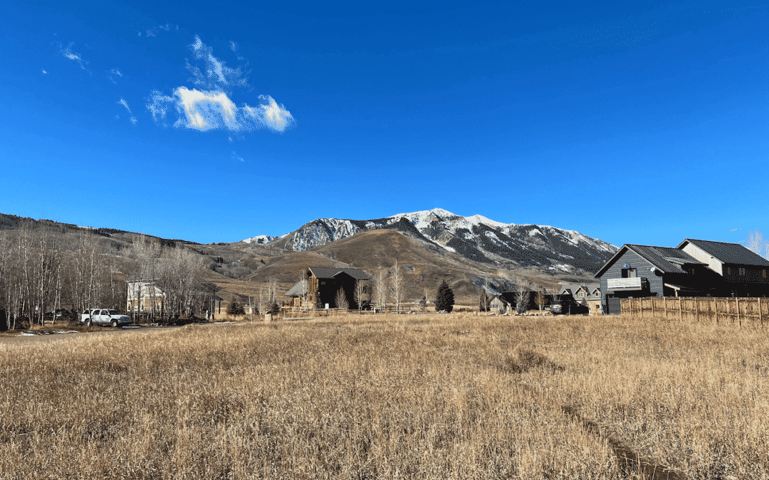Crested Butte Real Estate - looking at vacant lot, 261 Cascadilla Street, Crested Butte (MLS 788265)