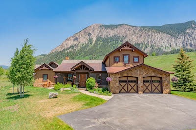 Crested Butte real estate - front exterior image of 21 Trent Jones Way, Crested Butte