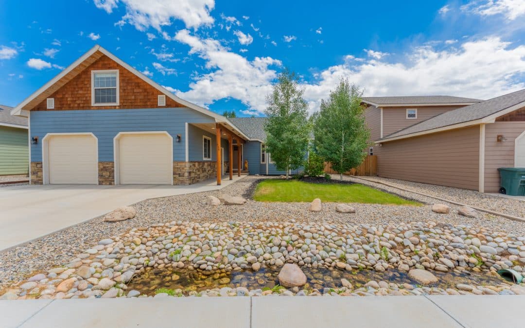 Crested Butte real estate - front exterior image of 910 Sunny Slope Drive, Gunnison