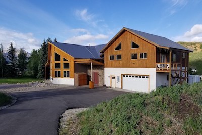 Crested Butte real estate - aerial image of 13 Belleview Drive, Mt. Crested Butte
