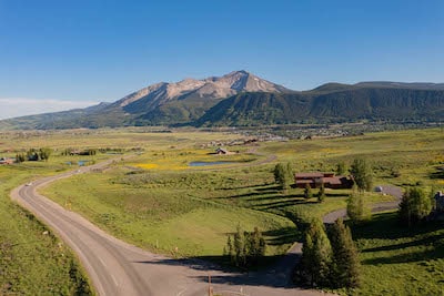 Crested Butte real estate - aerial image of land located at TBD County Road 317, Crested Butte