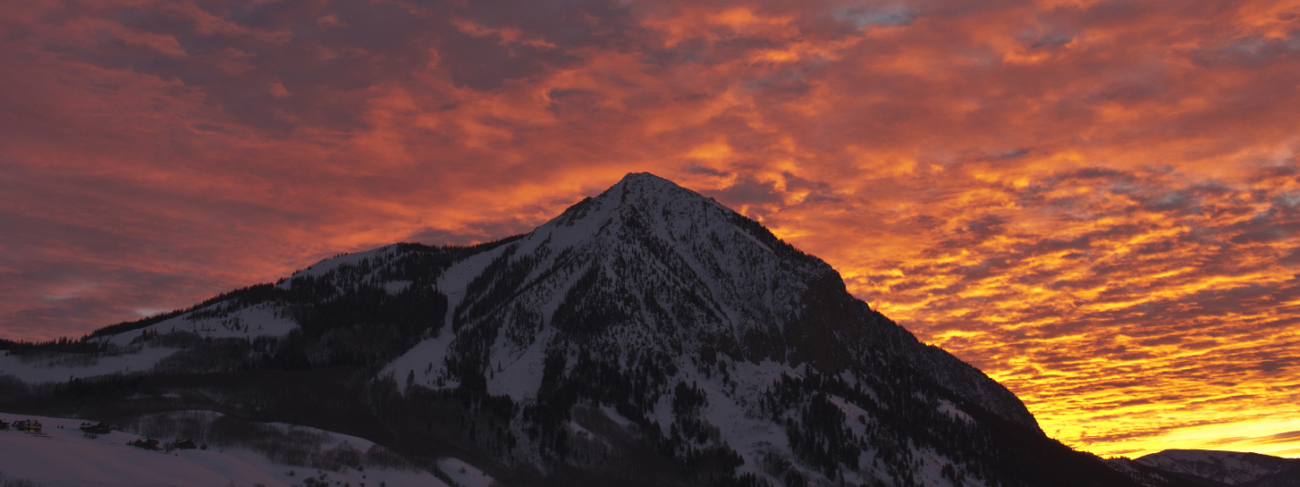 Mt. Crested Butte alpenglow